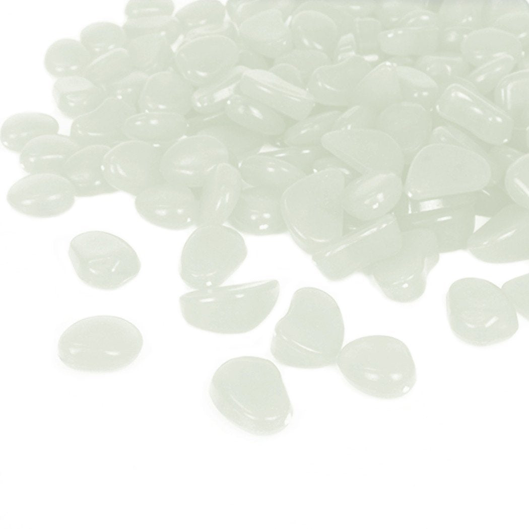 4.8Lbs 1000Pcs Glow in The Dark Stones Pebbles Blue, Azure